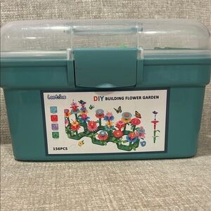 DIY Building Flower Garden Set - Teal